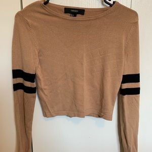 Beige cropped sweater